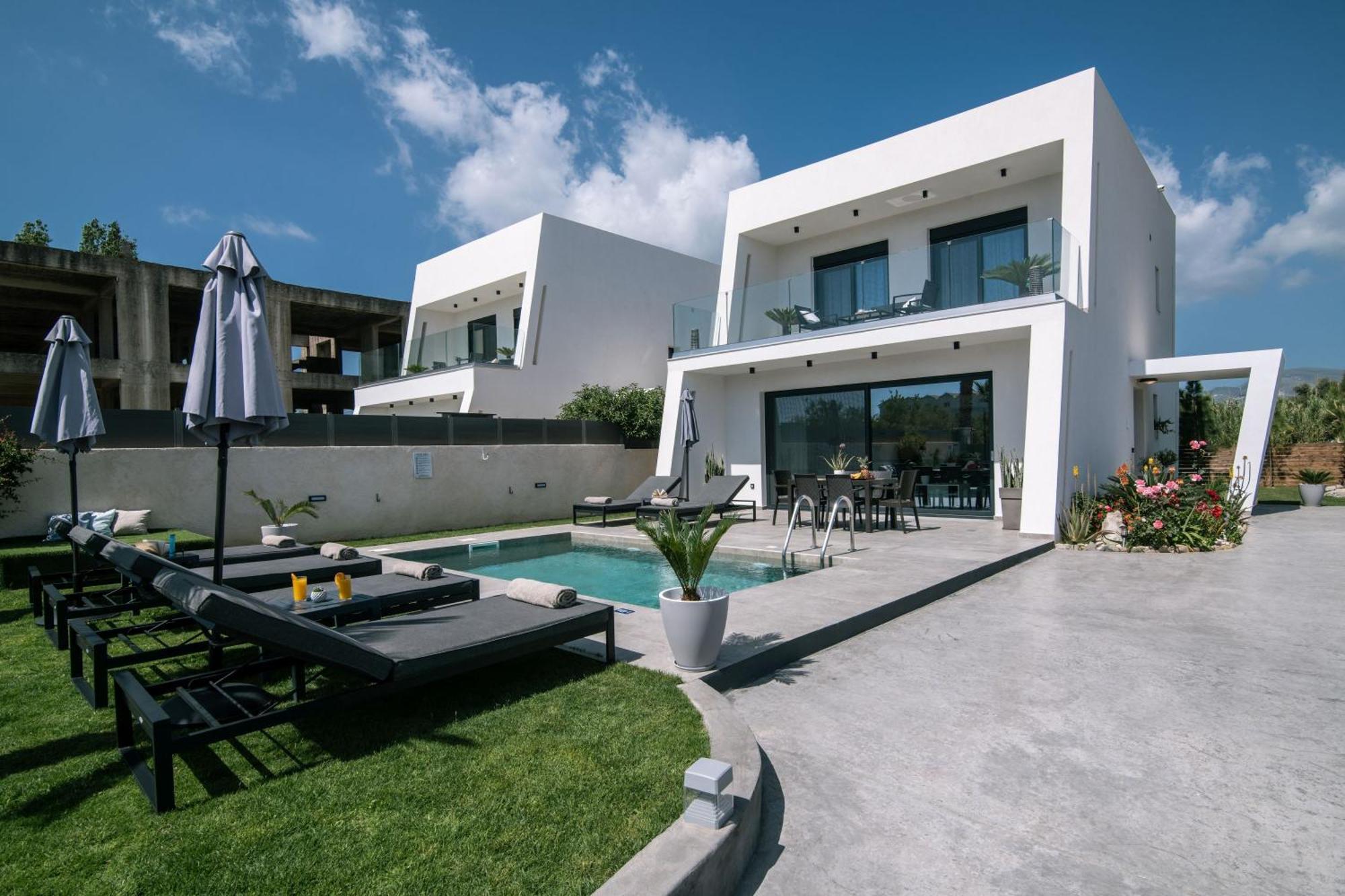 Sunwhite Villas - Private Pool & Cozy Atmosphere, By Zantewize Laganas Buitenkant foto