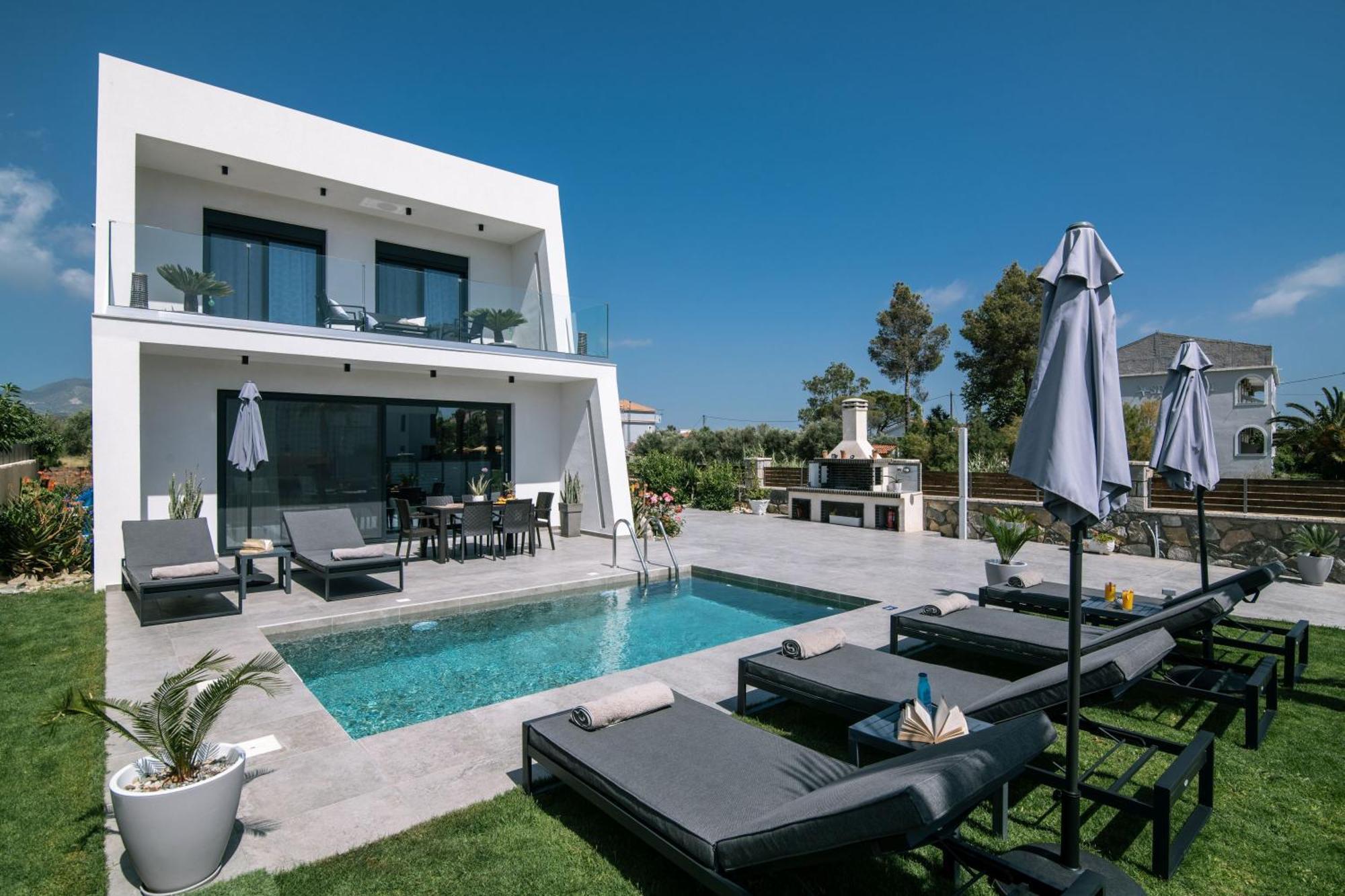 Sunwhite Villas - Private Pool & Cozy Atmosphere, By Zantewize Laganas Buitenkant foto