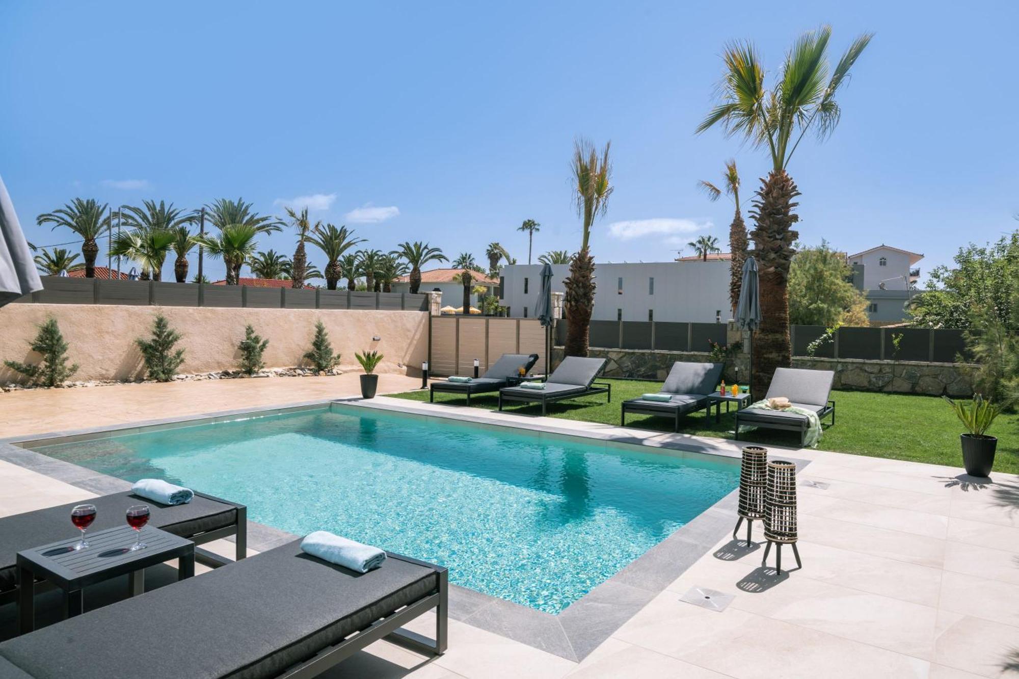 Sunwhite Villas - Private Pool & Cozy Atmosphere, By Zantewize Laganas Buitenkant foto